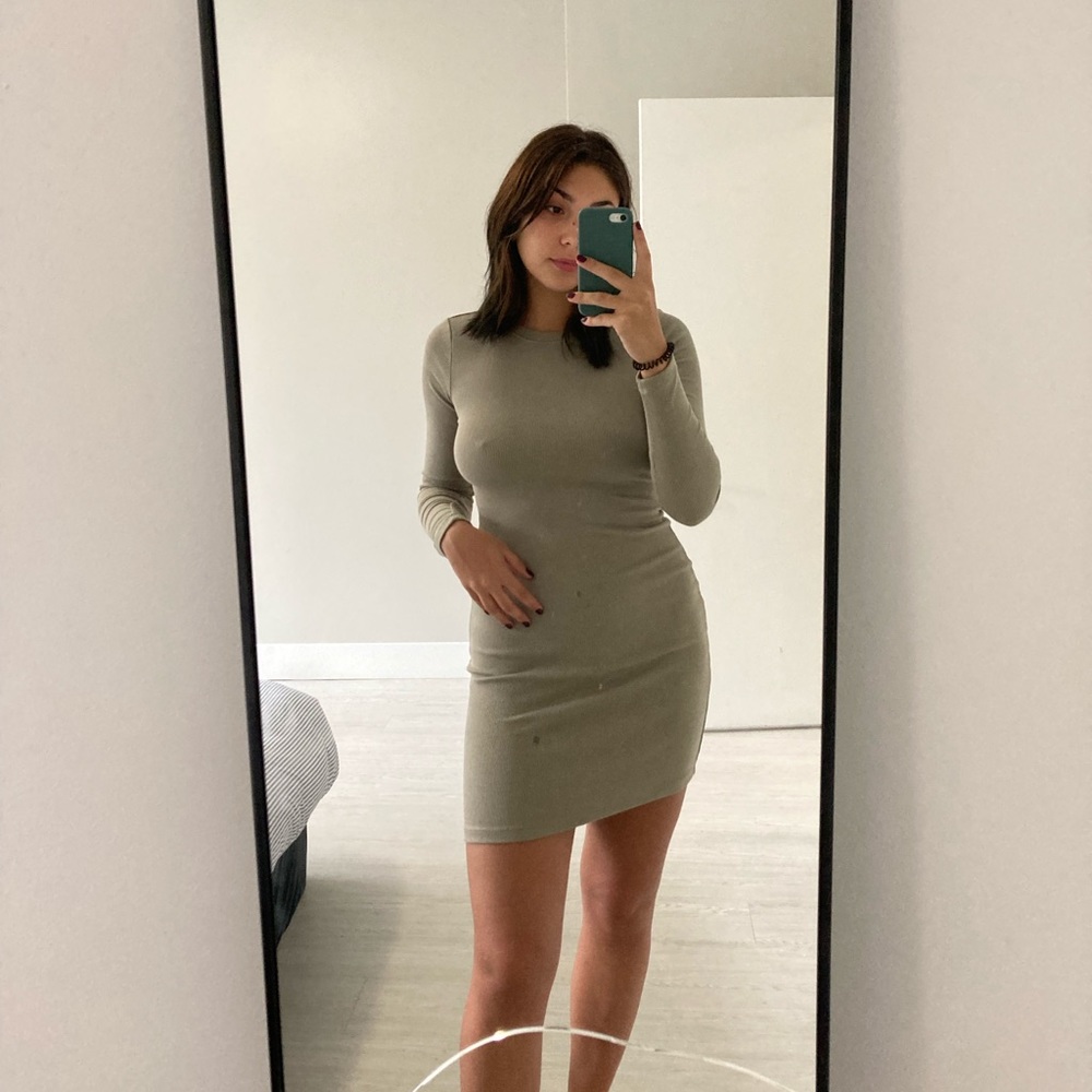 Khaki dress - worn once